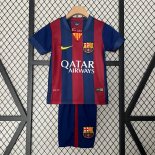 Maillot Barcelone Domicile Retro Enfant 2014 2015