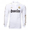 Maillot Real Madrid Domicile ML Retro 11 12 Blanc Pas Cher