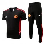 Maillot Manchester United Ensemble Complet 2022 2023 Noir