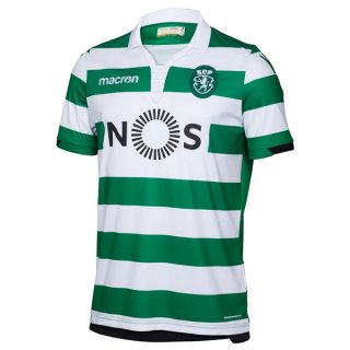 Maillot Lisboa Domicile 2018 2019 Vert Pas Cher