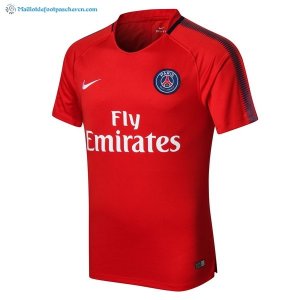 Entrainement Paris Saint Germain Conjunto Completo 2017 2018 Rouge Pas Cher