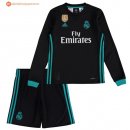 Maillot Real Madrid Exterieur ML Enfant 2017 2018 Pas Cher