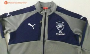 Veste Arsenal 2017 2018 Gris Pas Cher