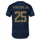 Maillot Real Madrid NO.25 Vinicius JR. Exterieur 2019 2020 Bleu Pas Cher