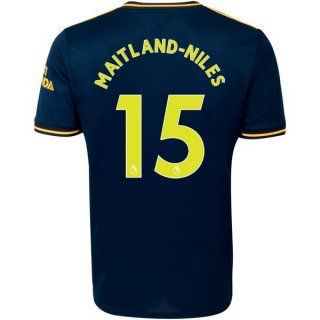 Maillot Arsenal NO.15 Maitland Niles Third 2019 2020 Bleu Pas Cher