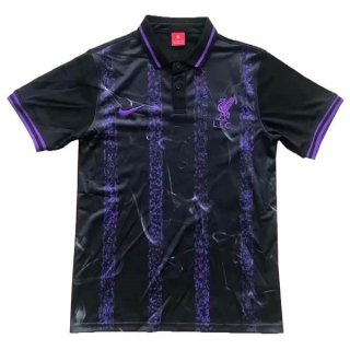 Polo Liverpool 2019 2020 Noir Purpura Pas Cher Polo Liverpool 2019 2020 Noir Purpura Pas Cher