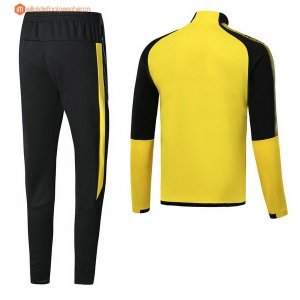 Survetement Borussia Dortmund 2017 2018 Noir Jaune Marine Pas Cher