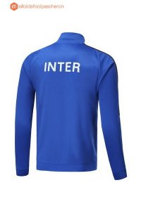 Survetement Inter 2017 2018 Bleu Noir Pas Cher