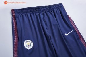 Survetement De Laine Manchester City 2017 2018 Bleu Pas Cher