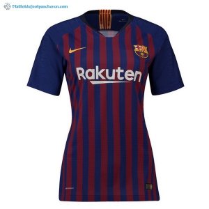 Maillot Barcelona Domicile Femme 2018 2019 Bleu Rouge Pas Cher