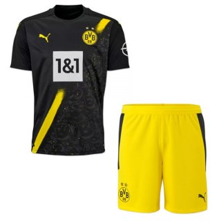 Maillot Borussia Dortmund Exterieur Enfant 2020 2021 Noir Pas Cher