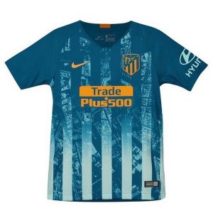 Maillot Atlético de Madrid Third Enfant 2018 2019 Bleu Pas Cher