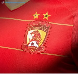 Maillot Evergrande Domicile 2018 2019 Rouge Pas Cher