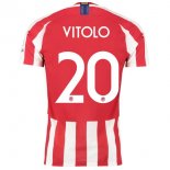 Thailande Maillot Atlético de Madrid NO.20 Vitolo 2019 2020 Rouge