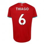 Maillot Liverpool NO.6 Thiago Domicile 2020 2021 Rouge Pas Cher