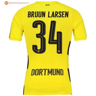 Maillot Borussia Dortmund Domicile Bruun Larsen 2017 2018 Pas Cher Maillot Borussia Dortmund Domicile Bruun Larsen 2017 2018 Pas Cher