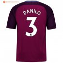 Maillot Manchester City Exterieur Danilo 2017 2018 Pas Cher