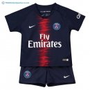 Maillot Paris Saint Germain Domicile Enfant 2018 2019 Bleu Pas Cher