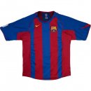 Maillot Barcelona Domicile Retro 2004 2005 Bleu Rouge Pas Cher