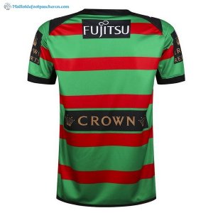 Maillot Rugby Rabbitohs Domicile 2017 2018 Vert Pas Cher