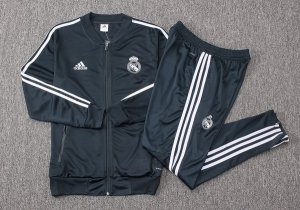 Survetement Real Madrid 2018 2019 Gris Marine Pas Cher