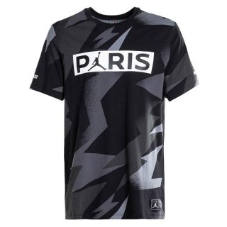 JORDAN Entrainement Paris Saint Germain 2019 2020 Noir Gris Pas Cher