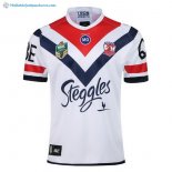Maillot Rugby Sydney Roosters Exterieur 2018 Blanc Pas Cher