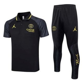 Polo PSG Ensemble Complet 2023 2024 Noir Polo PSG Ensemble Complet 2023 2024 Noir