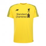 Maillot Liverpool Domicile Gardien 2018 2019 Jaune Pas Cher