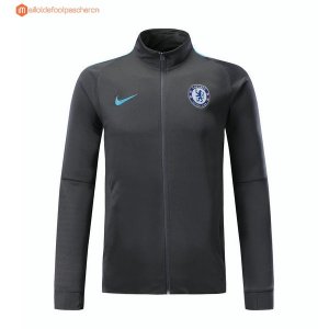 Survetement Chelsea Enfant 2017 2018 Gris Marine Pas Cher