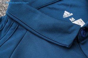 Polo Juventus Ensemble Complet 2017 2018 Bleu Pas Cher