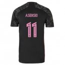 Maillot Real Madrid Third NO.11 Asensio 2020 2021 Noir Pas Cher