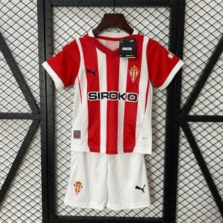 Maillot Sporting Gijon Domicile Enfant 2024 2025 Maillot Sporting Gijon Domicile Enfant 2024 2025