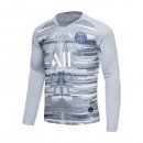 Maillot Paris Saint Germain Domicile ML Gardien 2019 2020 Gris Pas Cher