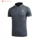Polo Real Madrid 2017 2018 Gris Pas Cher