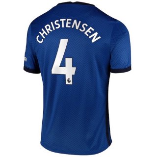 Maillot Chelsea NO.4 Christensen Domicile 2020 2021 Bleu Pas Cher Maillot Chelsea NO.4 Christensen Domicile 2020 2021 Bleu Pas Cher