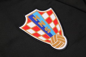 Survetement Croatie 2018 Noir Pas Cher