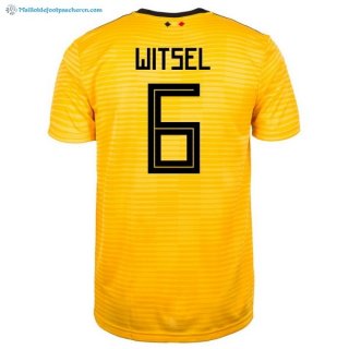 Maillot Belgica Exterieur Witsel 2018 Jaune Pas Cher Maillot Belgica Exterieur Witsel 2018 Jaune Pas Cher