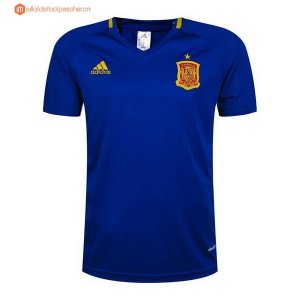 Entrainement Espagne Ensemble Complet 2016 Bleu Pas Cher