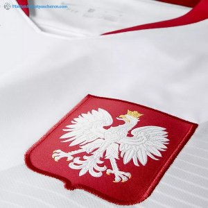 Maillot Pologne Domicile 2018 Blanc Pas Cher