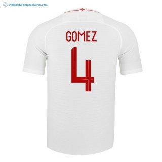 Maillot Angleterre Domicile Gomez 2018 Blanc Pas Cher