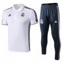 Polo Ensemble Complet Real Madrid 2019 2020 Blanc Pas Cher