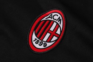 Survetement Enfant AC Milan 2018 2019 Noir Oro Pas Cher