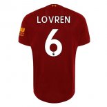 Maillot Liverpool NO.6 Lovren Domicile 2019 2020 Rouge Pas Cher