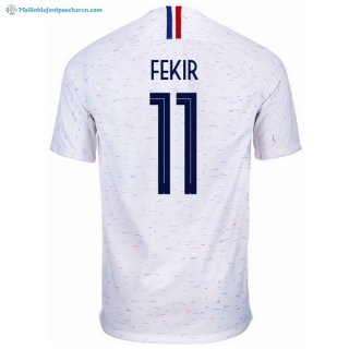 Maillot France Exterieur Fekir 2018 Blanc Pas Cher