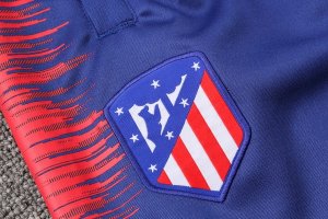 Survetement Atlético de Madrid 2018 2019 Bleu Rouge Pas Cher