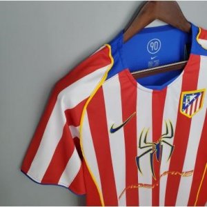 Thailande Maillot Retro Atlético de Madrid 2004 05 Pas Cher