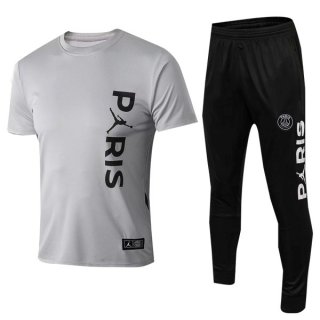 Entrainement Paris Saint Germain JORDAN Ensemble Complet 2018 2019 Gris Pas Cher Entrainement Paris Saint Germain JORDAN Ensemble Complet 2018 2019 Gris Pas Cher