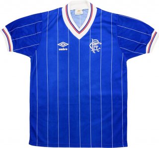 Thailande Maillot Rangers Domicile Retro 1982 1983 Bleu Thailande Maillot Rangers Domicile Retro 1982 1983 Bleu