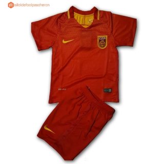 Maillot Chine Enfant Domicile 2017 Pas Cher